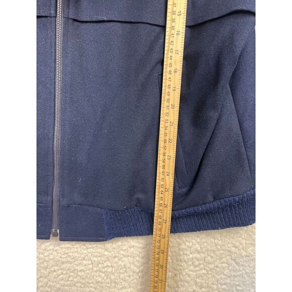Vintage Pendleton Men’s Bomber Jacket Size XLarge Navy Blue Pure Virgin Wool - Picture 4 of 11